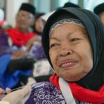 Mariam Mohammad Munir, jemaah haji dari Indonesia yang sudah pergi ke Tanah Suci sejak tahun 1964, saat usianya masih 6 tahun