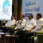 Peluncuran aplikasi Kawal Haji di Jakarta, Senin (27 Mei 2024)