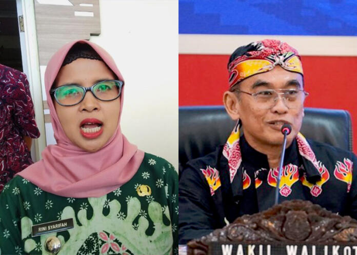 Bupati-Rini-Blitar-Syarifah-dan-Wakil-Wali-Kota-Blitar-Tjutjuk-Sunarion Profil Singkat 2 Bakal Calon Bupati Blitar 2024