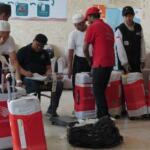 Penimbangan koper jemaah haji Indonesia. Dok. Kemenag RI