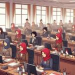 ilustrasi pegawai pemerintah – generated with AI_Copilot Designer