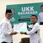 Syauqul Muhibbin saat mengikuti Uji Kepatutan dan Kelayakan (UKK) bakal calon kepala daerah di Kantor DPP PKB, Kamis (4 Juli 2024)