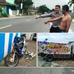 Tabrakan-Maut-Sepeda-Motor-vs-Truk-di-Kesamben,-Satu-Orang-Tewas
