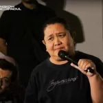 Perempuan Blitar wadul ke Bambang Pacul dalam sebuah acara di Surabaya